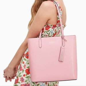 NWT Kate Spade “Jana” leather tote. 🩷